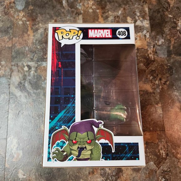 Funko Pop Spiderman Green Goblin 408 (10-inch) Target Exclusive - Damaged Box - Picture 4 of 7
